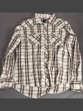 Wrangler men's Western button-up shirt